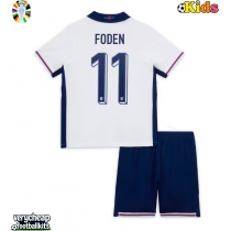 England Phil Foden #11 Replica Home Minikit Euro 2024 Short Sleeve (+ pants)